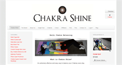 Desktop Screenshot of chakrashine.com